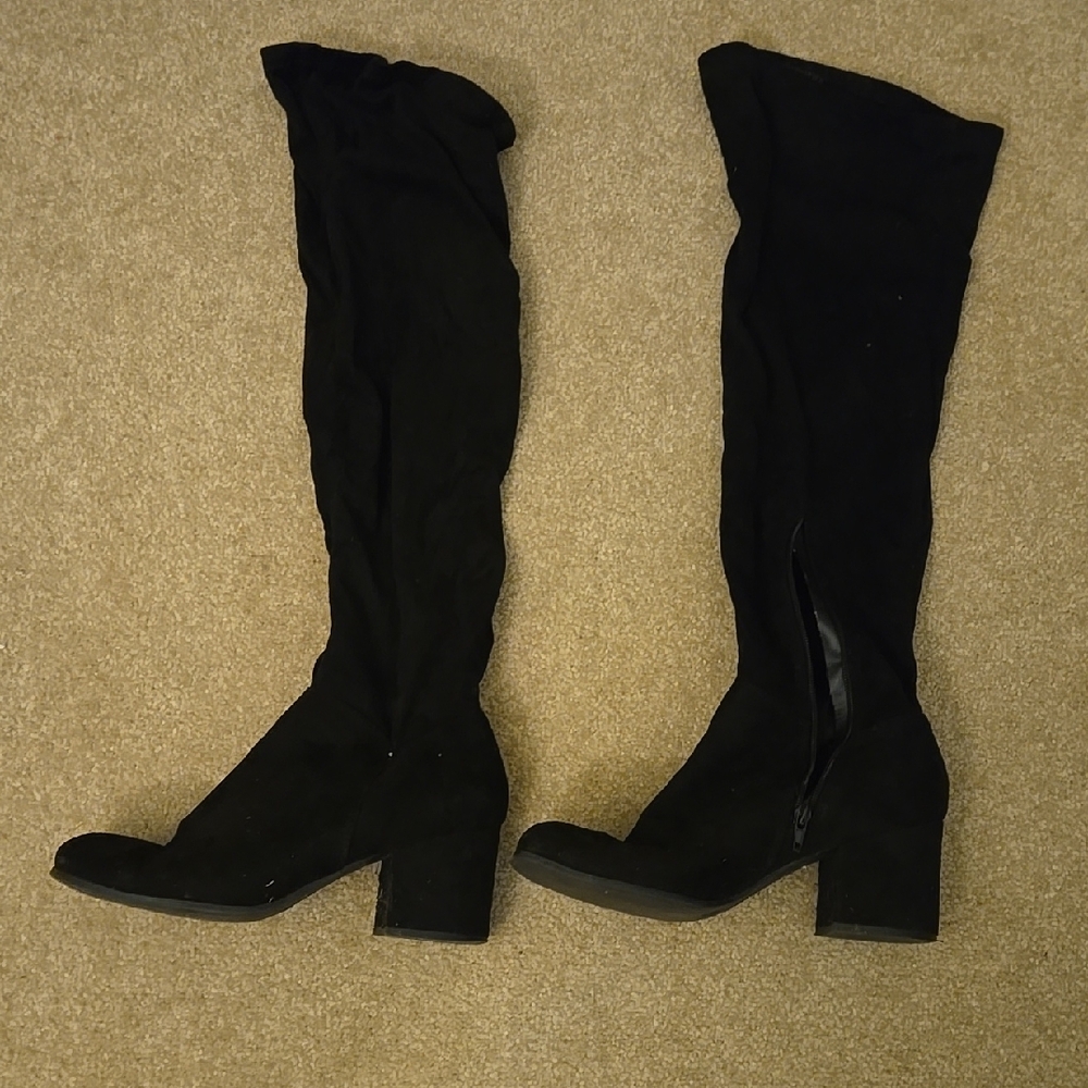 Women's Black Over-the-Knee Boots